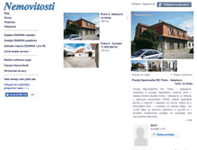 Tablet Screenshot of nemovitosti.cz